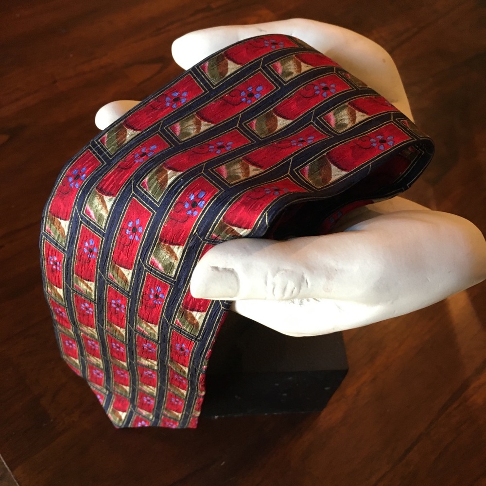 J. Garcia 100% imported silk tie